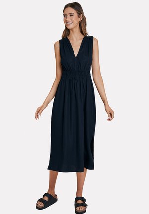 Threadbare THB PEPPERCORN WAISTED MIDI - Jurk - black