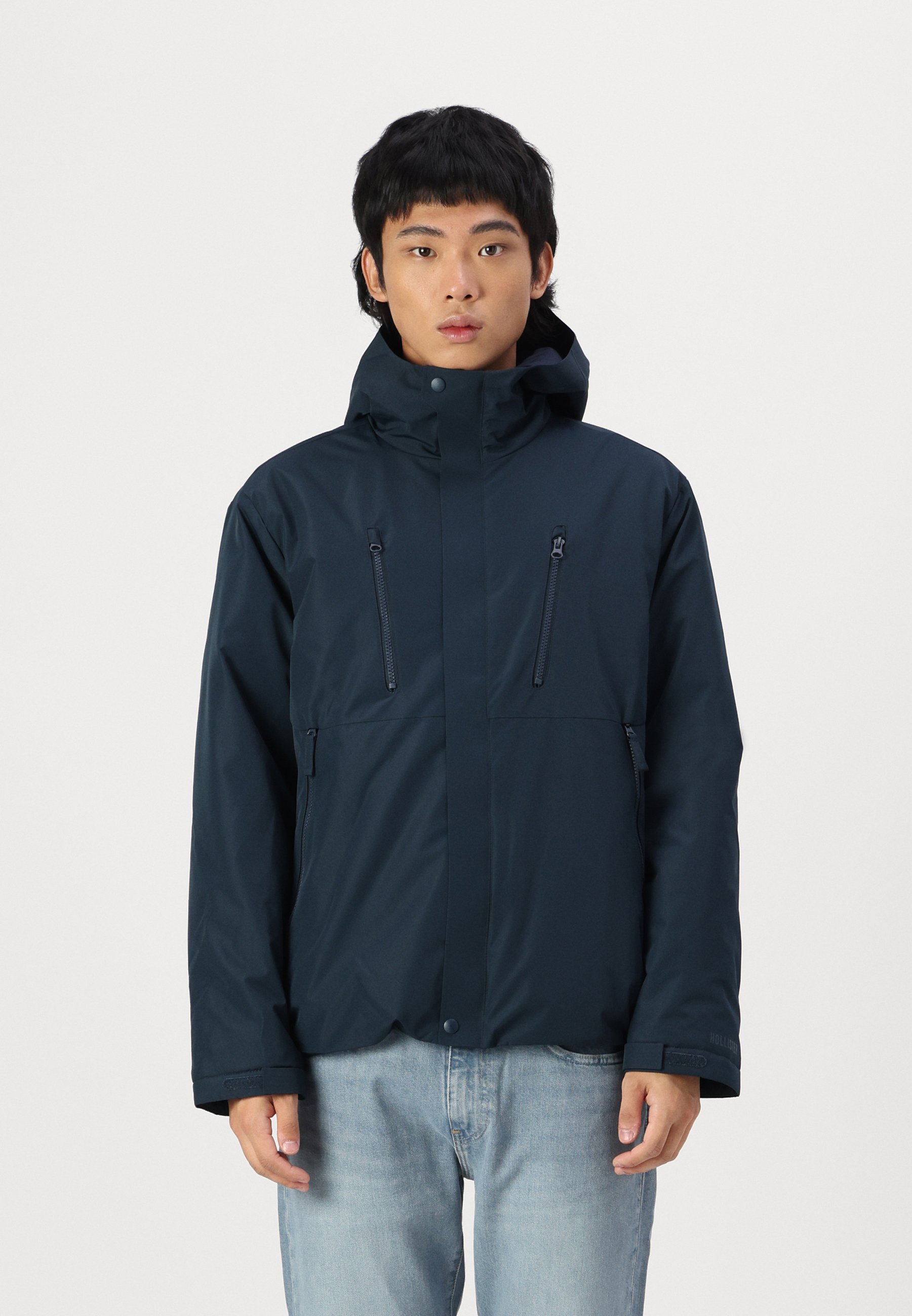 Navy Blue Hollister Winter Jacket Hollister Mens Jackets Uk