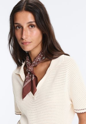 OYSHO, FLORAL - Foulard - burnt orange