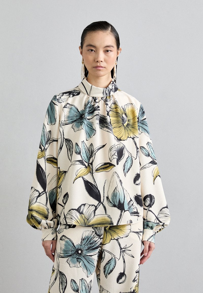 Stine Goya GATHERED LONG SLEEVE - Μπλούζα - mehrfarbig