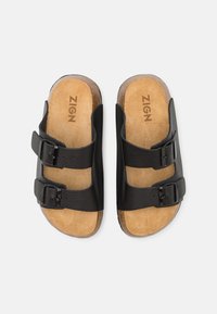 Zign LEATHER - Pantofle - black