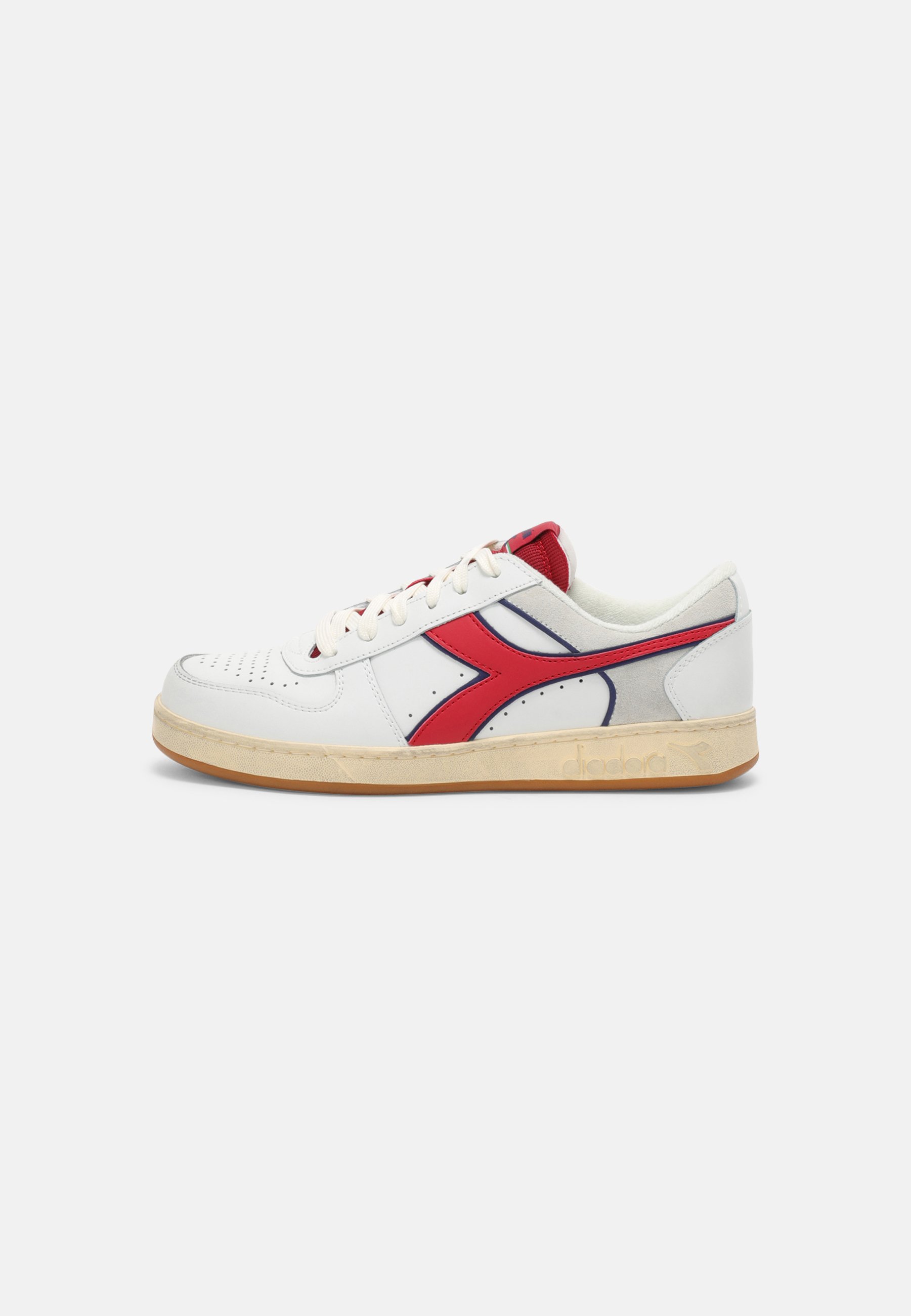 Diadora MAGIC ICONA UNISEX - Trainers - white/red pepper/white -  Zalando.co.uk