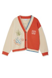 Never Fully Dressed SOL DE PALMA CALLE CARDIGAN - Casaco de malha - red