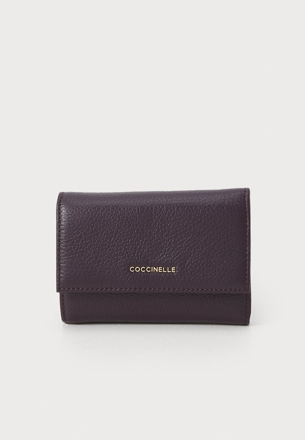 METALLIC SOFT - Wallet - prune