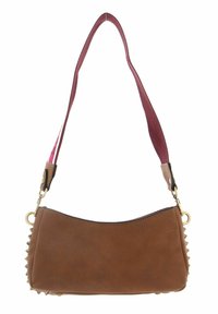 Guess RADAR ZIP SHOULDER - Sac bandoulière - cognac