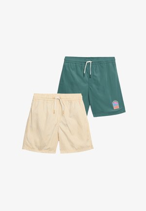 Marks & Spencer, 2 PACK SWIM SHORTS (6-16 YRS).UNISEX - Badeshorts - green mix