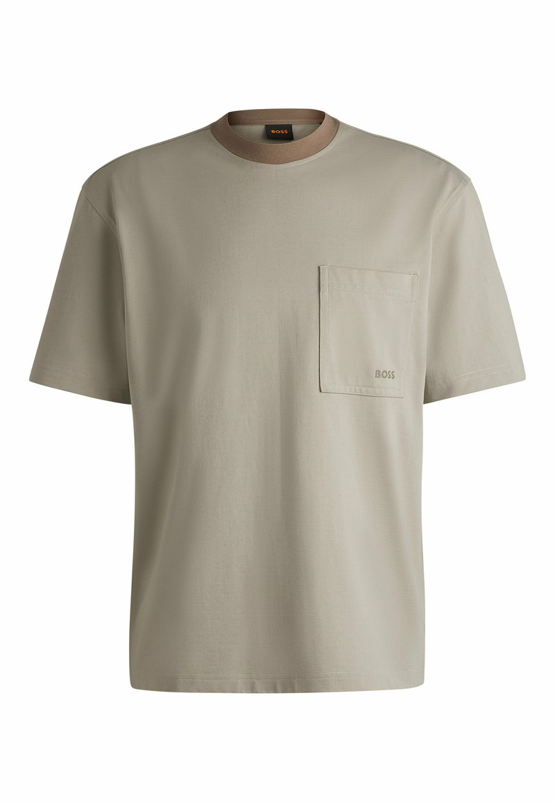 Boss T-shirt basic beige Boss T-shirt basic beige