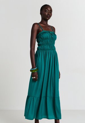 Calliope Maxi dress - verde petrolio