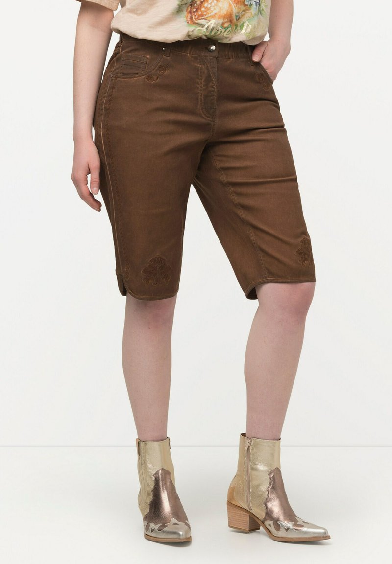 Ulla Popken Shortsit - dark brown