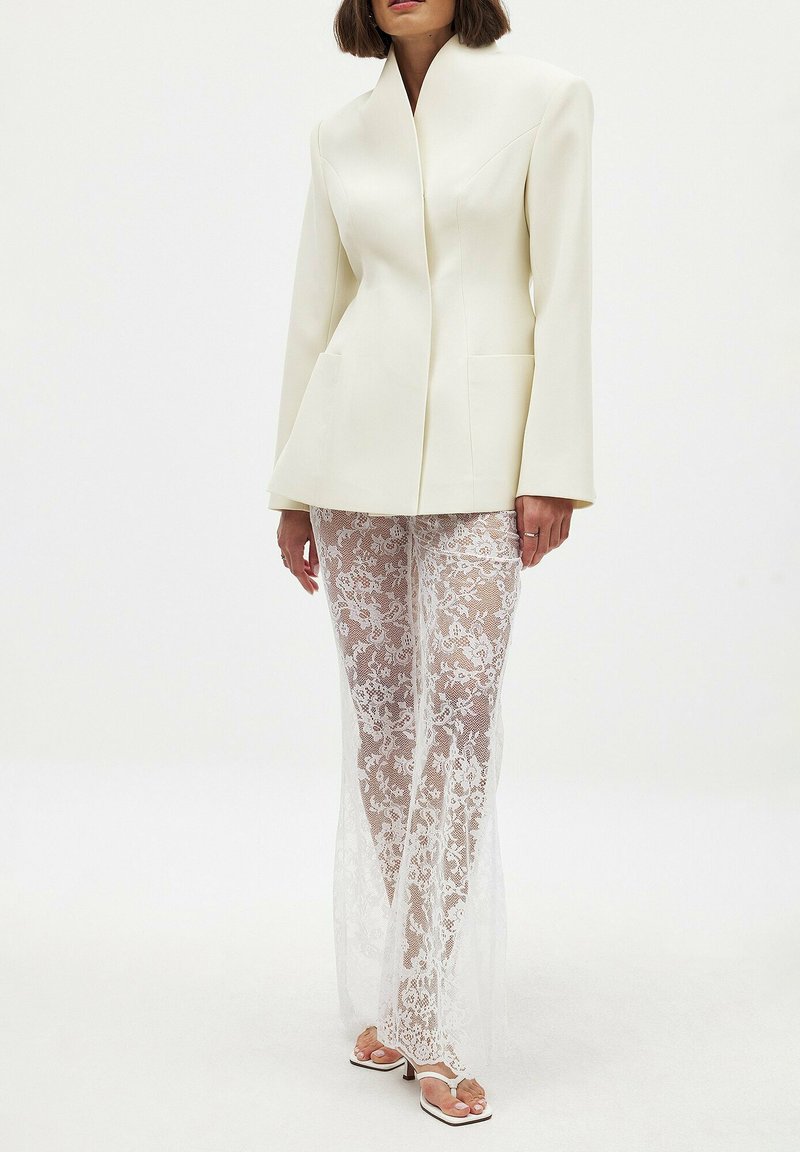 NA-KD Pantalon classique - white