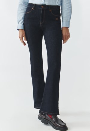 RIFONO 1 - Bootcut-farkut - denim