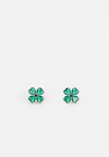IDYLLIA PIERCED EARRINGS STUD CLOVER - Pendientes - green