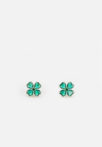 IDYLLIA PIERCED EARRINGS STUD CLOVER - Orecchini - green