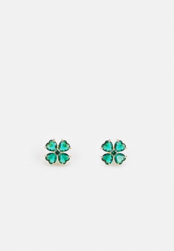 IDYLLIA PIERCED EARRINGS STUD CLOVER - Ohrringe