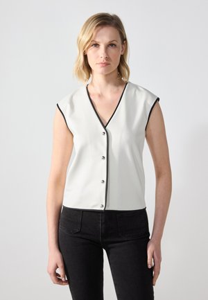 Vest - white/black