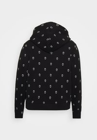 NU-IN ICON REPEAT FRONT POCKET HOODIE - Camisola - black