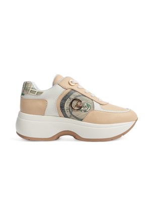 Sneakers laag - beige/white/light blue