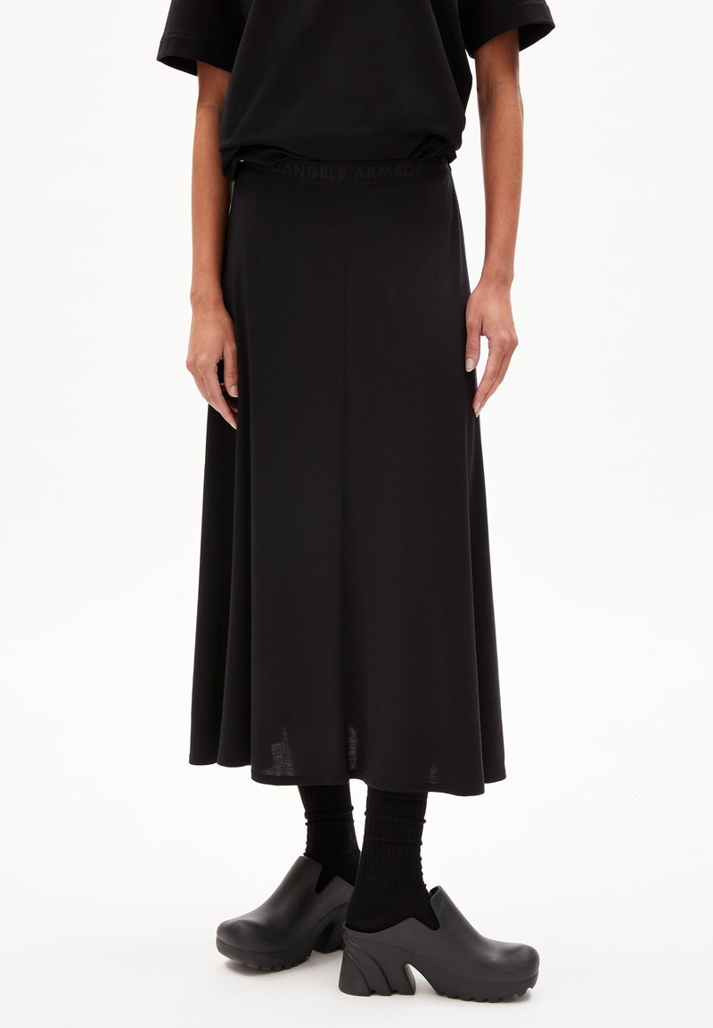 ARMEDANGELS ILENIAA LARAA - Gonna a campana - black