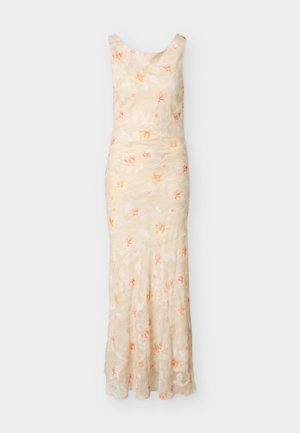 Gina Tricot, DRAPED BACK DRESS - Maxikjole - apricot