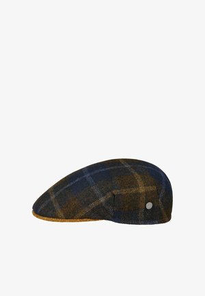 Lierys, LENCOTT CHECK FLAT - Beanie - dunkelblau