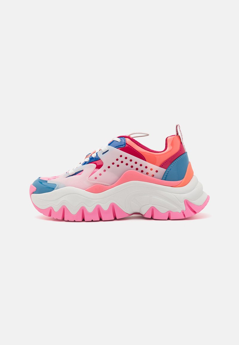 Buffalo TRAIL ONE - Sneakers basse - pink/orange/blue