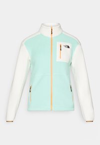 YUMIORI FULL ZIP - Jakna od flisa - bright foam/white dune/papaya