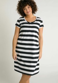 Ulla Popken - GROSSE GRÖSSEN - Robe en jersey - black Image miniature 1