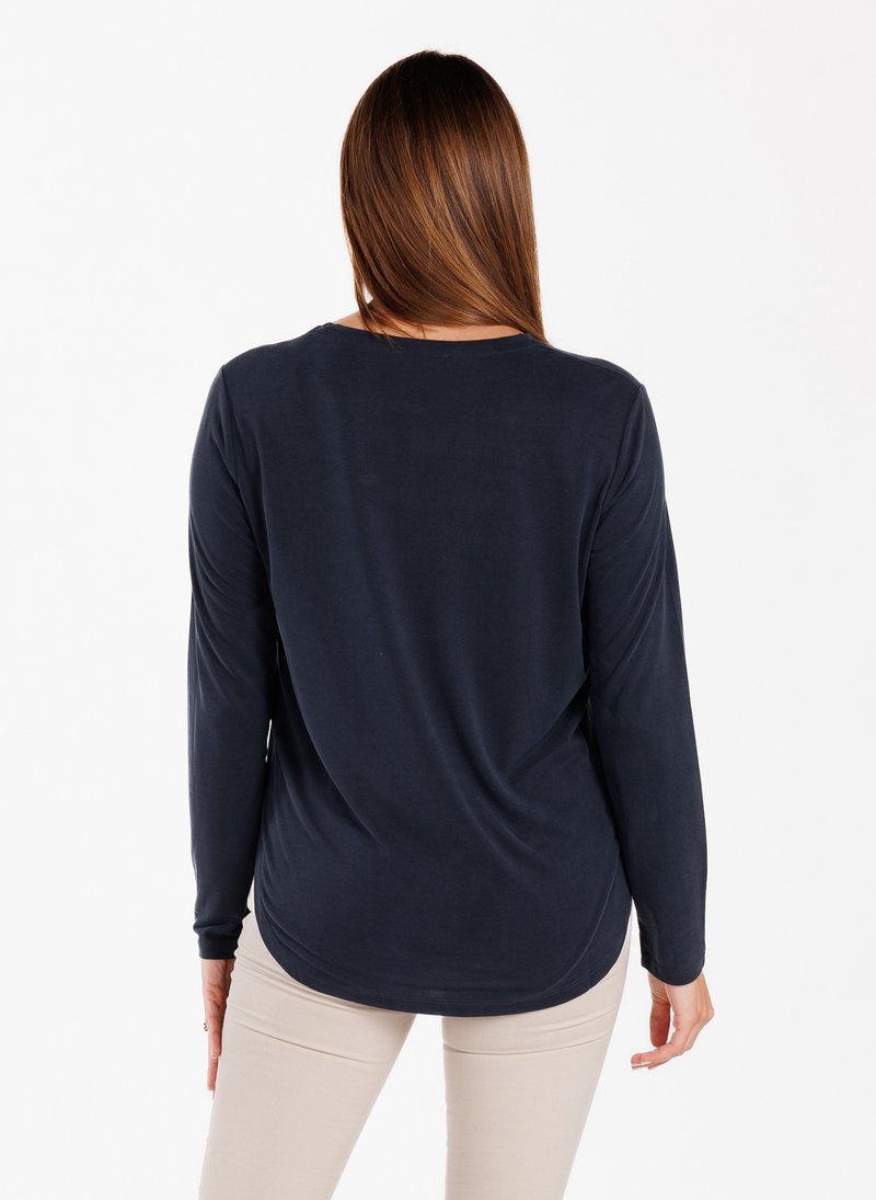 Key Largo WLS EXPLORE ROUND - Camiseta De Manga Larga - Black