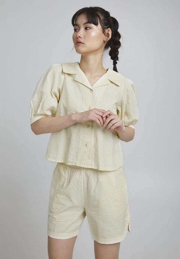 IHFiliz - Button-down blouse - vanilla custard
