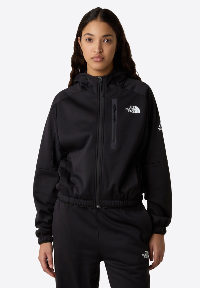 The North Face W MOUNTAIN ATHLETICS FLEECE FULL ZIP JAC - Running jacket - tnf black