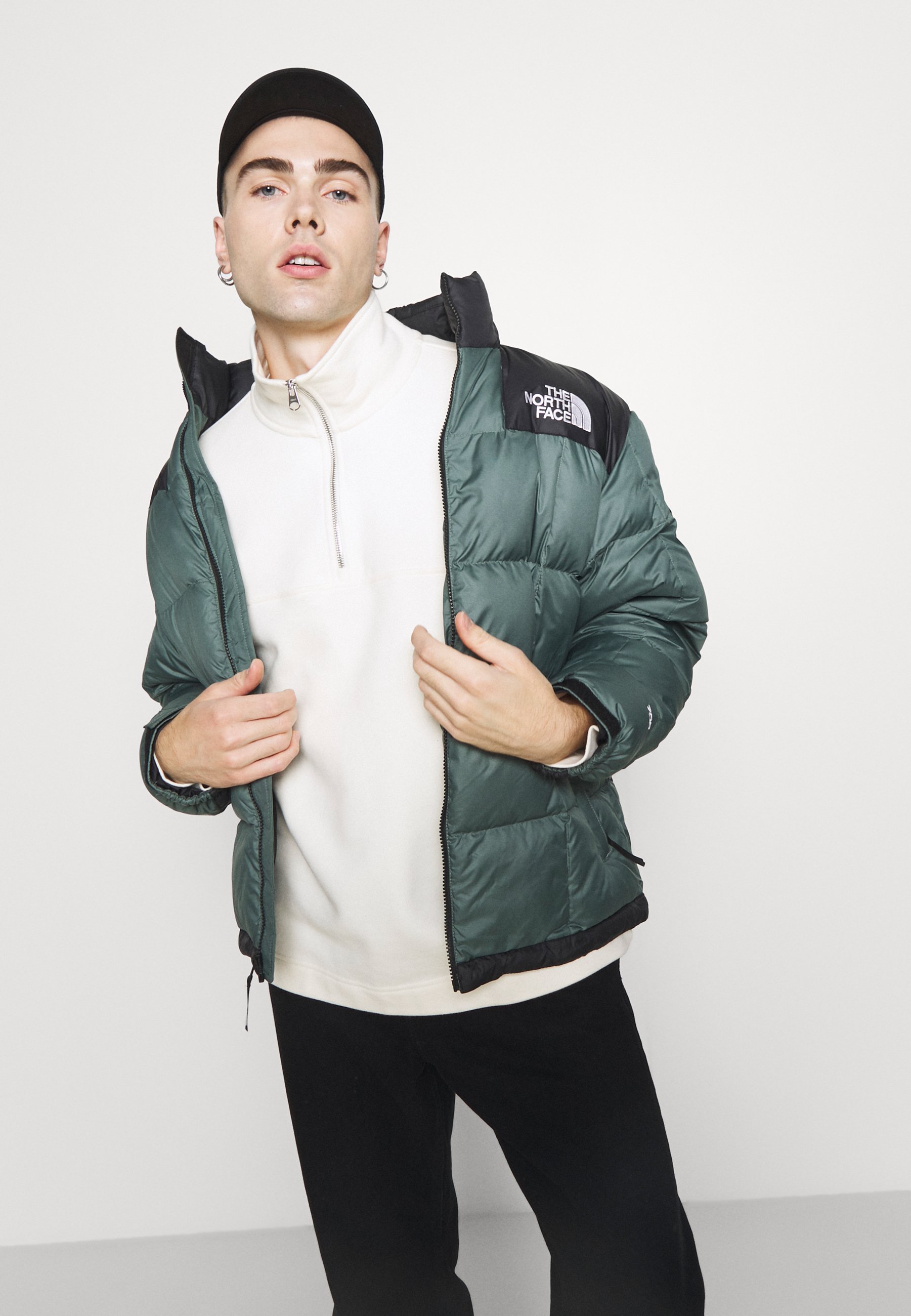 the north face lhotse jacket in khaki