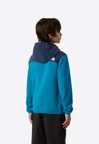 The North Face TEEN GLACIER HOODIE UNISEX - Fleecejacka - dusk blue/summit navy