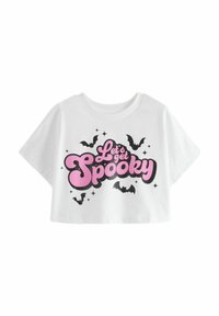 Next HALLOWEEN GRAPHIC - REGULAR FIT - Triko s potiskem - white
