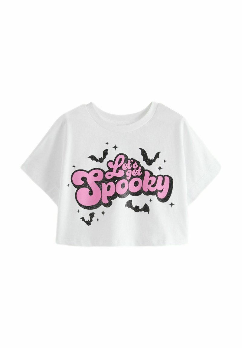 Next HALLOWEEN GRAPHIC - REGULAR FIT - Triko s potiskem - white