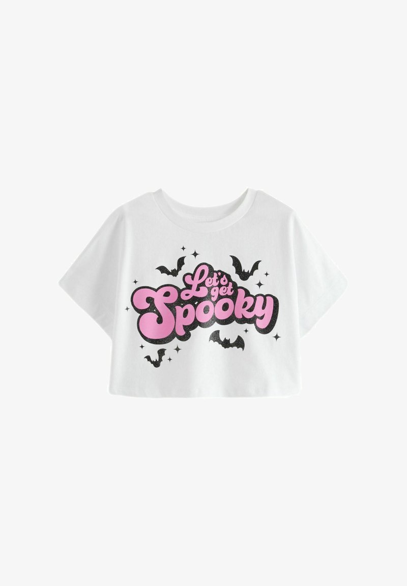 Next HALLOWEEN GRAPHIC - REGULAR FIT - Triko s potiskem - white