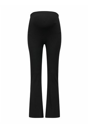 ONLY MATERNITY, OLMHALLE FLARED PANT JRS NOOS - Pantalon classique - black