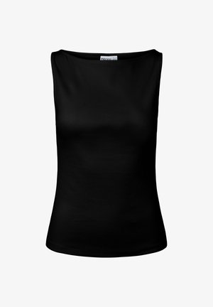 Pieces, SLEEVELESS TOP PCMAY BOATNECK - Top - black