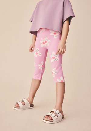 Next, CROPPED  - Legging (type pantalon) - pink flower