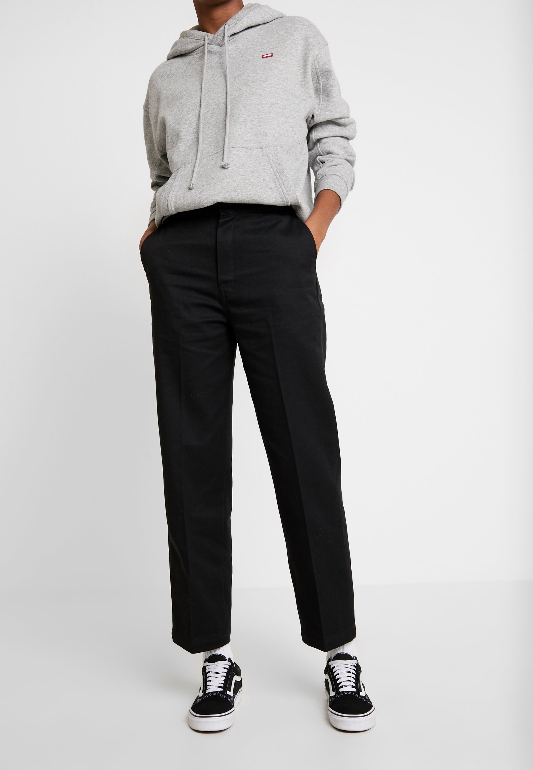 Dickies ELIZAVILLE Bukse blacksvart Zalando.no Dickies Elizaville Bukse Svart | Dame | Bukser Chinos på