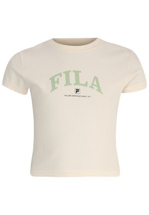 LANGENTHAL GRAPHIC - T-shirt med print - antique white
