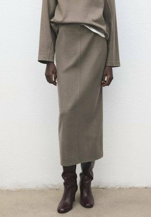 Gonna a tubino - brown