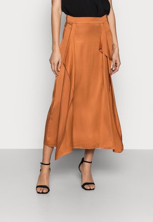 Jupe trapèze - orange