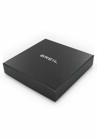 Sort rektangulær æske med mat finish og glat tekstur. Brandnavnet "BREIL" vises i hvidt, centreret på toppen.