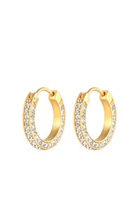 SPARKLING BASIC - MIT KRISTALLEN VON SWAROVSKI® - Auskari - gold-coloured