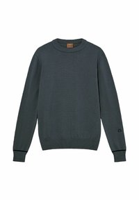 Mos Mosh Gallery BARELLA CREW - Strickpullover - flint stone