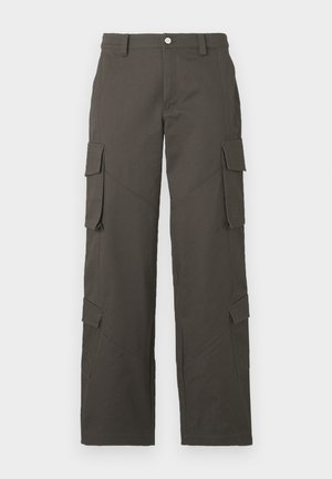 TROUSERS - Oldalzsebes nadrágok - dark grey