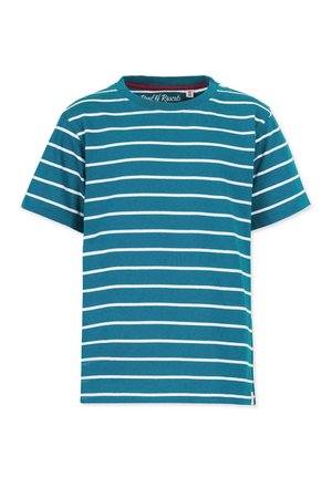 Band of Rascals STRIPED - T-shirts print - petrol cream