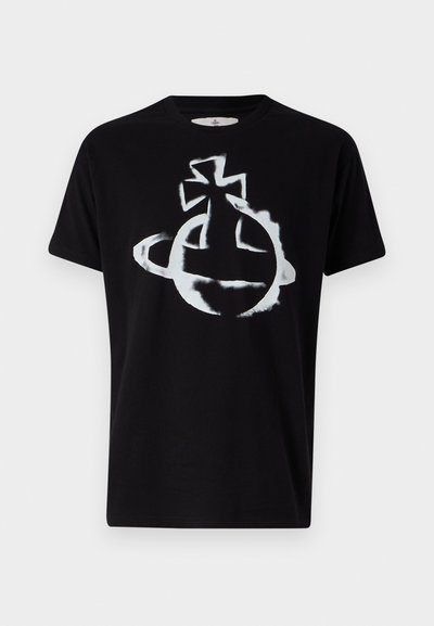 Vivienne Westwood STENCIL ORB CLASSIC UNISEX - Print T-shirt - black
