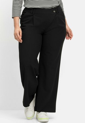 Sheego, Trousers - schwarz