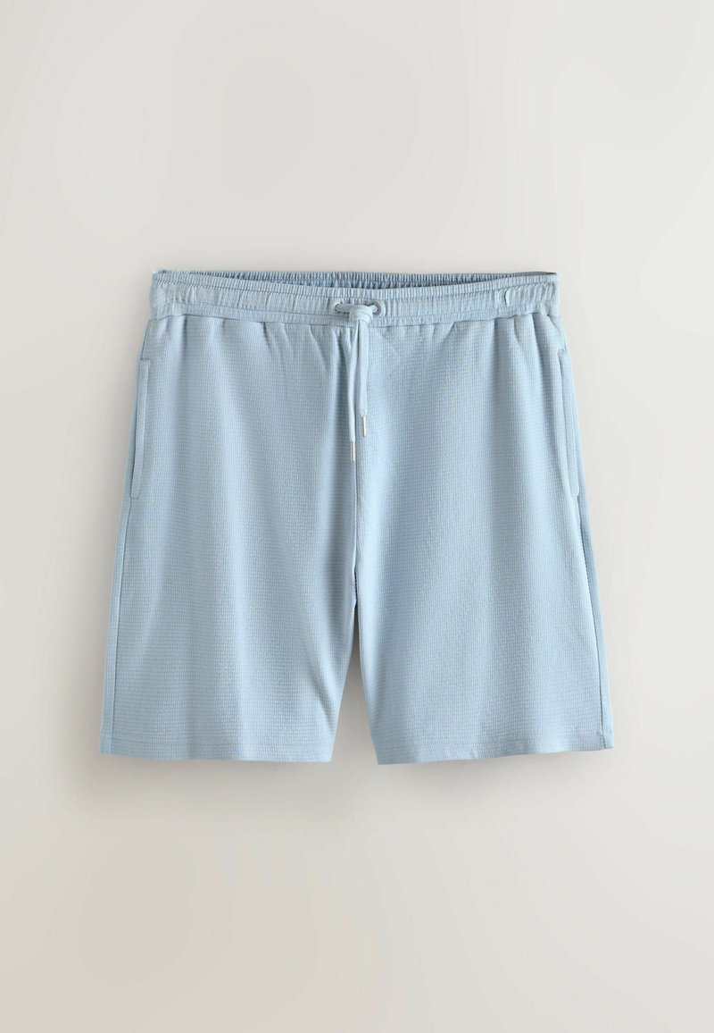 Heren trainingspak outfits casual shirt en shorts set heren twee shirt shorts ronde hals T-shirt set gebreid casual korte mouw set pak met jas, Lichtblauw, 3XL Heren trainingspak outfits casual shirt en shorts set heren twee shirt shorts ronde hals T-shirt set gebreid casual korte mouw set pak met jas, Lichtblauw, 3XL